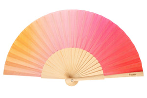 Red and Pink Gradient Fan