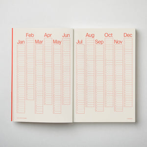 2025 CORAL PLANNER DIARY calendar