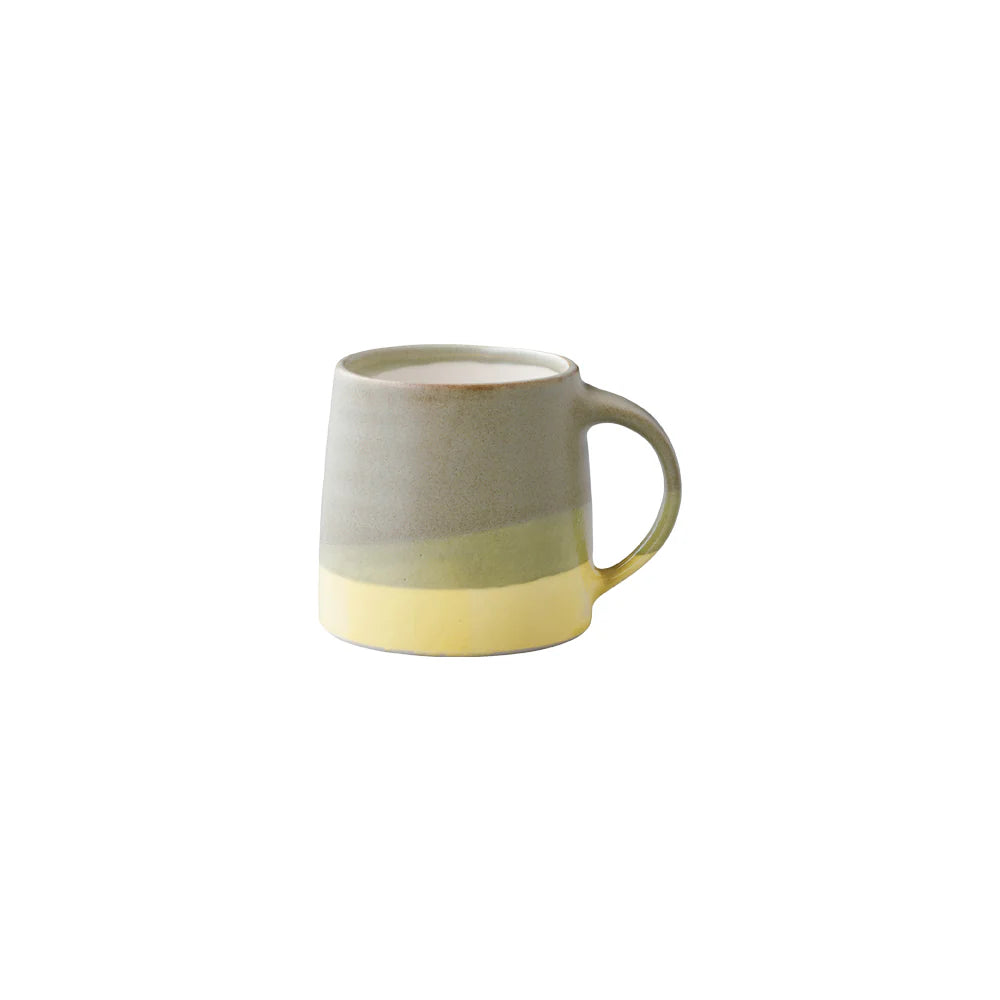 Ceramic Mug 320ml | Moss Green x Yellow