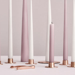 52 Soft Rose | Cylindrical Candles | 28cm