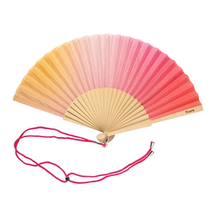 Red and Pink Gradient Fan