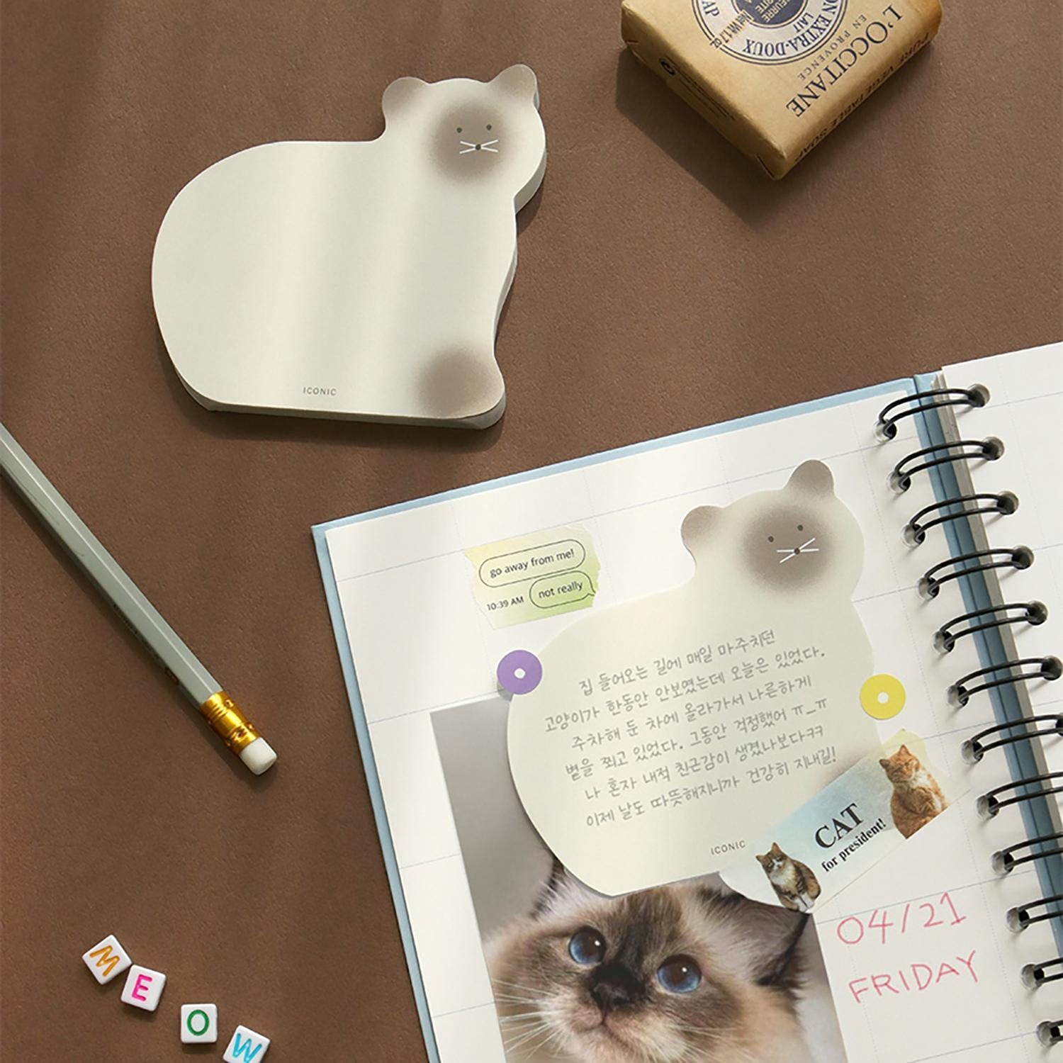 Animal Memo Pad | Cat