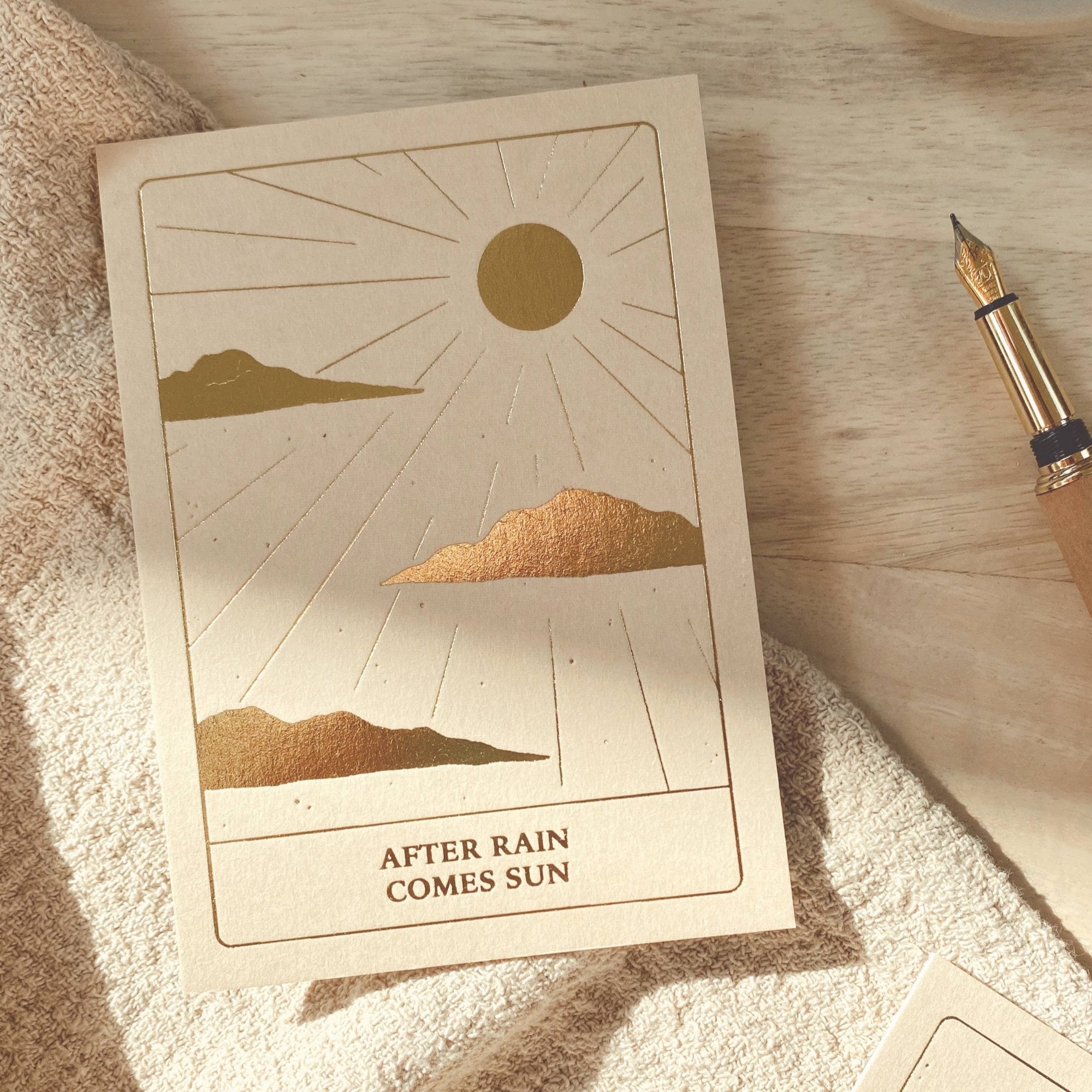 AFTER RAIN COMES SUN | GOLD EDITION | POSTCARD