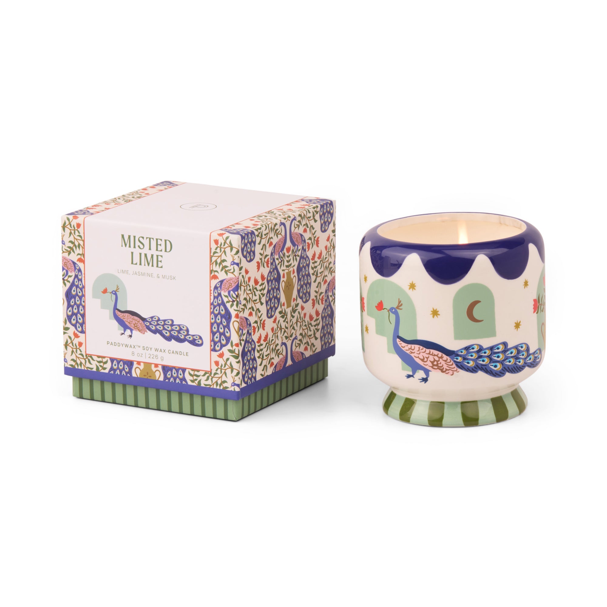 A Dopo Scented Candle | Peacock | Misted Lime