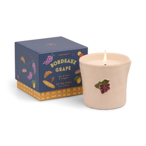 Bistro Ceramic Candle | Bordeaux Grape