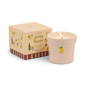 Bistro Ceramic Candle | Meyer Lemon