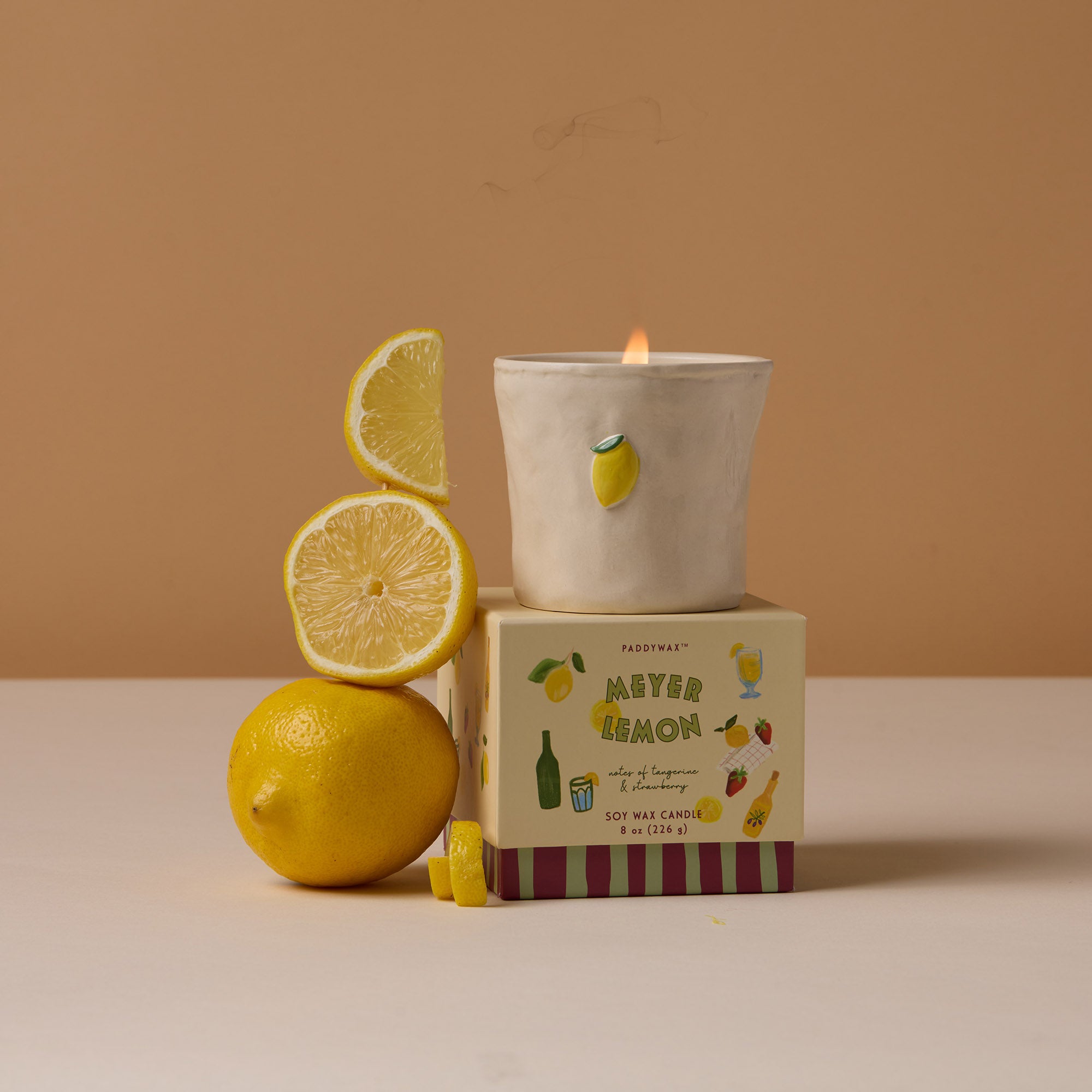 Bistro Ceramic Candle | Meyer Lemon