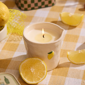 Bistro Ceramic Candle | Meyer Lemon