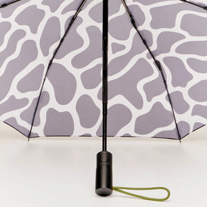 Black & White Ripples Automatic Umbrella