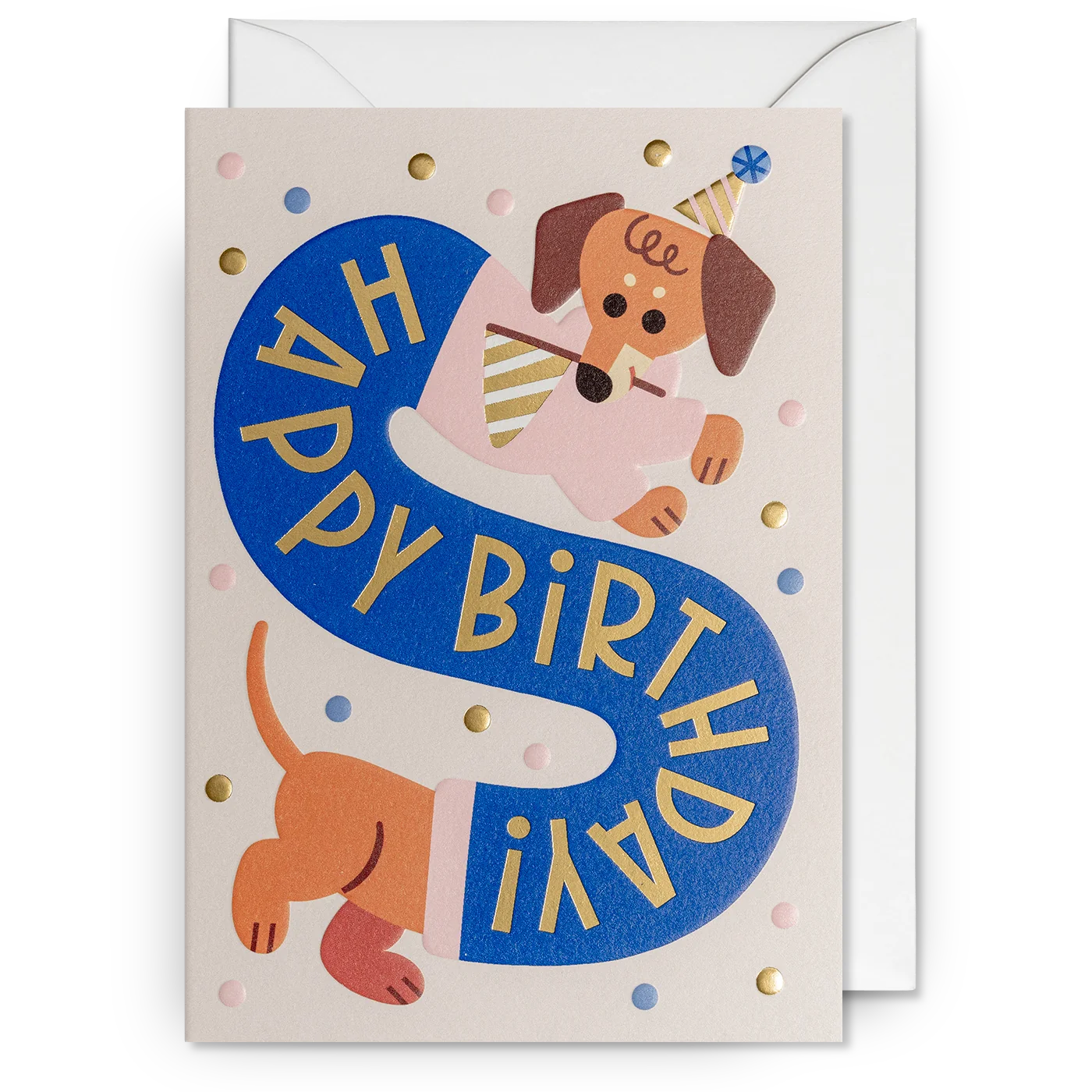 Dachshund Party Hat | Mei Støyva | Birthday Card