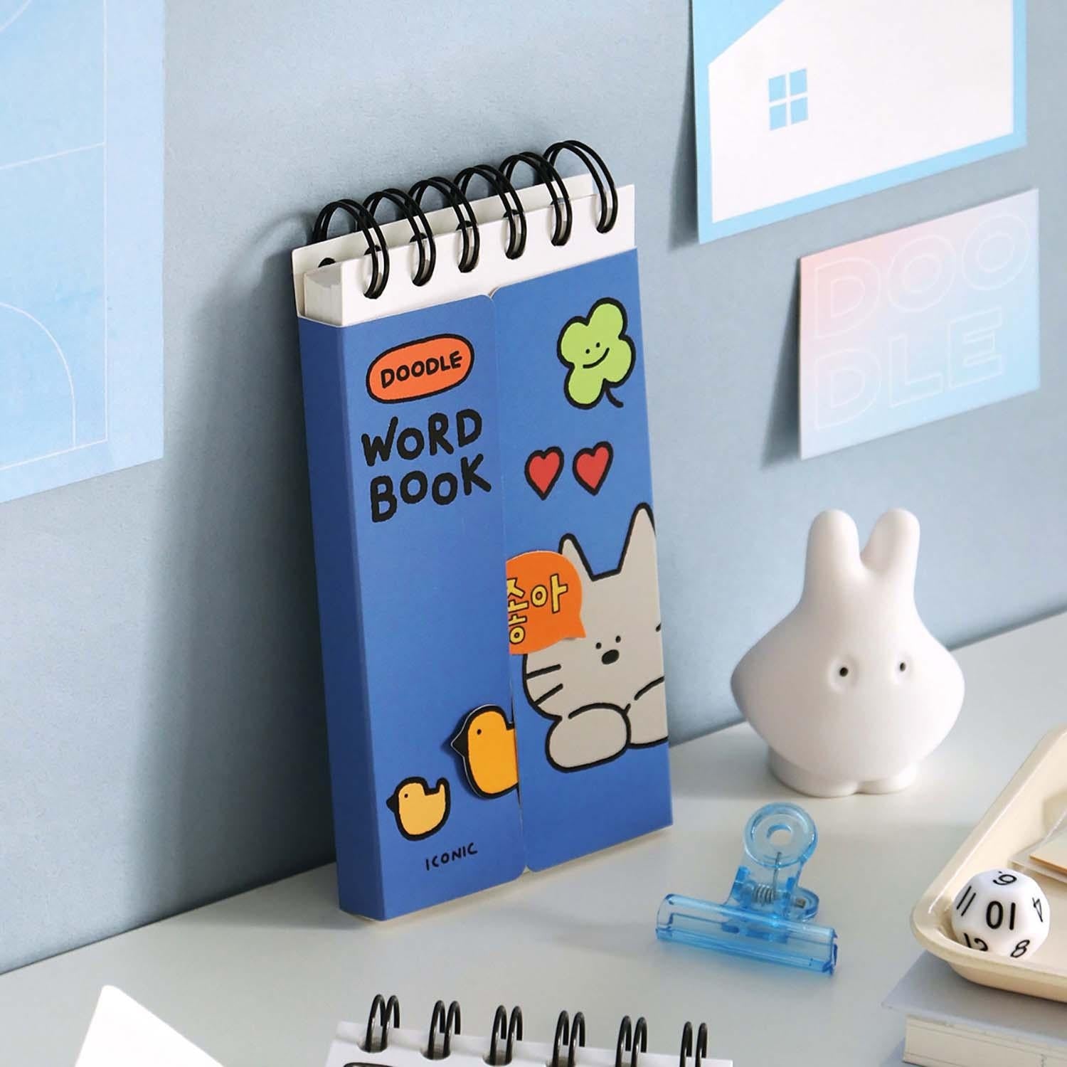 Doodle Word Book | Blue