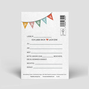 Einladungskarte | Children's Birthday Party Invitation | Postcard