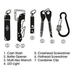 Everyday Keychain Tool Kit