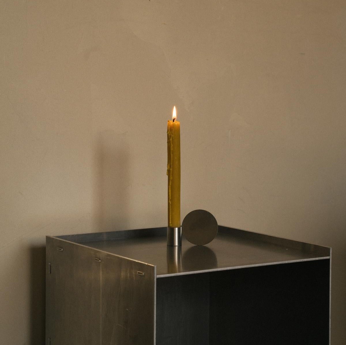 FUNDAMENT CANDLE HOLDER | STAINLESS STEEL | FORM 2