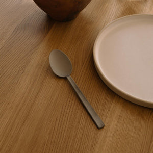 FRAMA X OLE PALSBY CUTLERY | spoon on wooden table