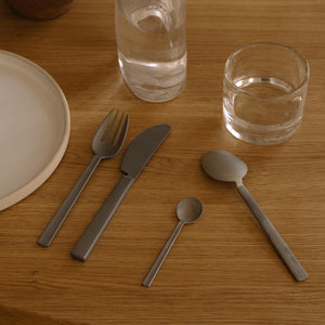 FRAMA X OLE PALSBY CUTLERY styling on table 