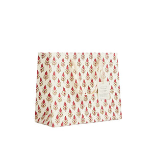 Hand Block Printed Gift Bags Medium | Scarlet