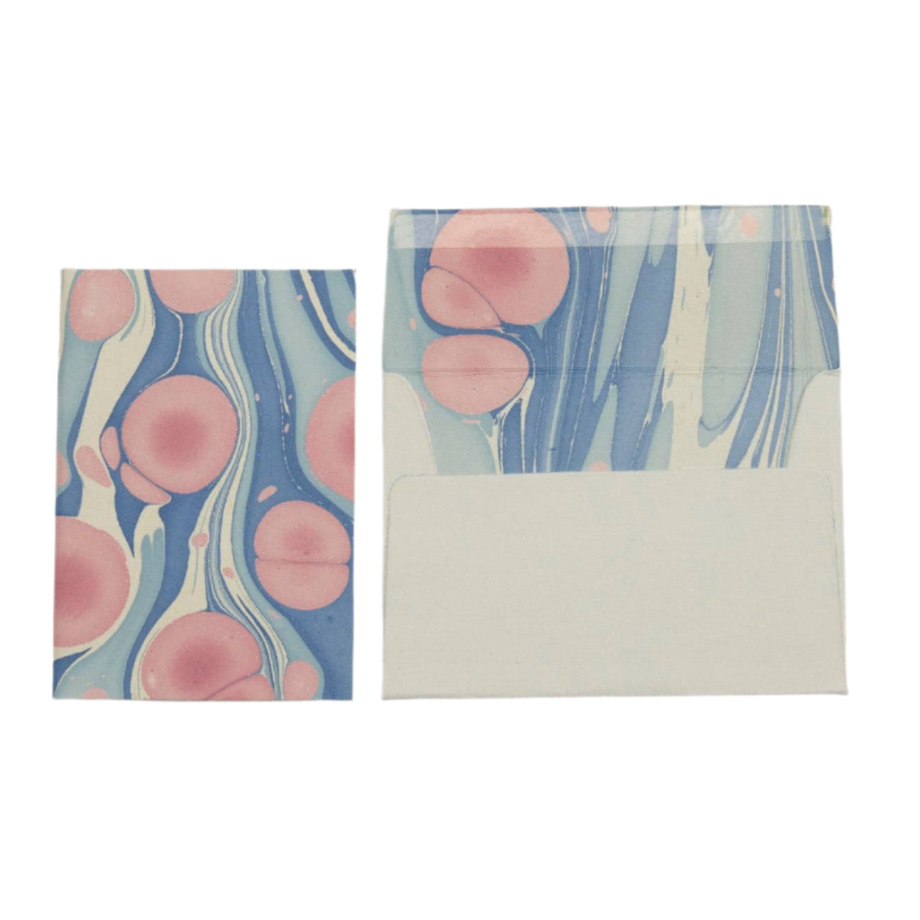 Hand Marbled Greeting Card | Cosmos Hydrangea