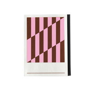 Hanji Book Stripe | A5 | Coco Pink