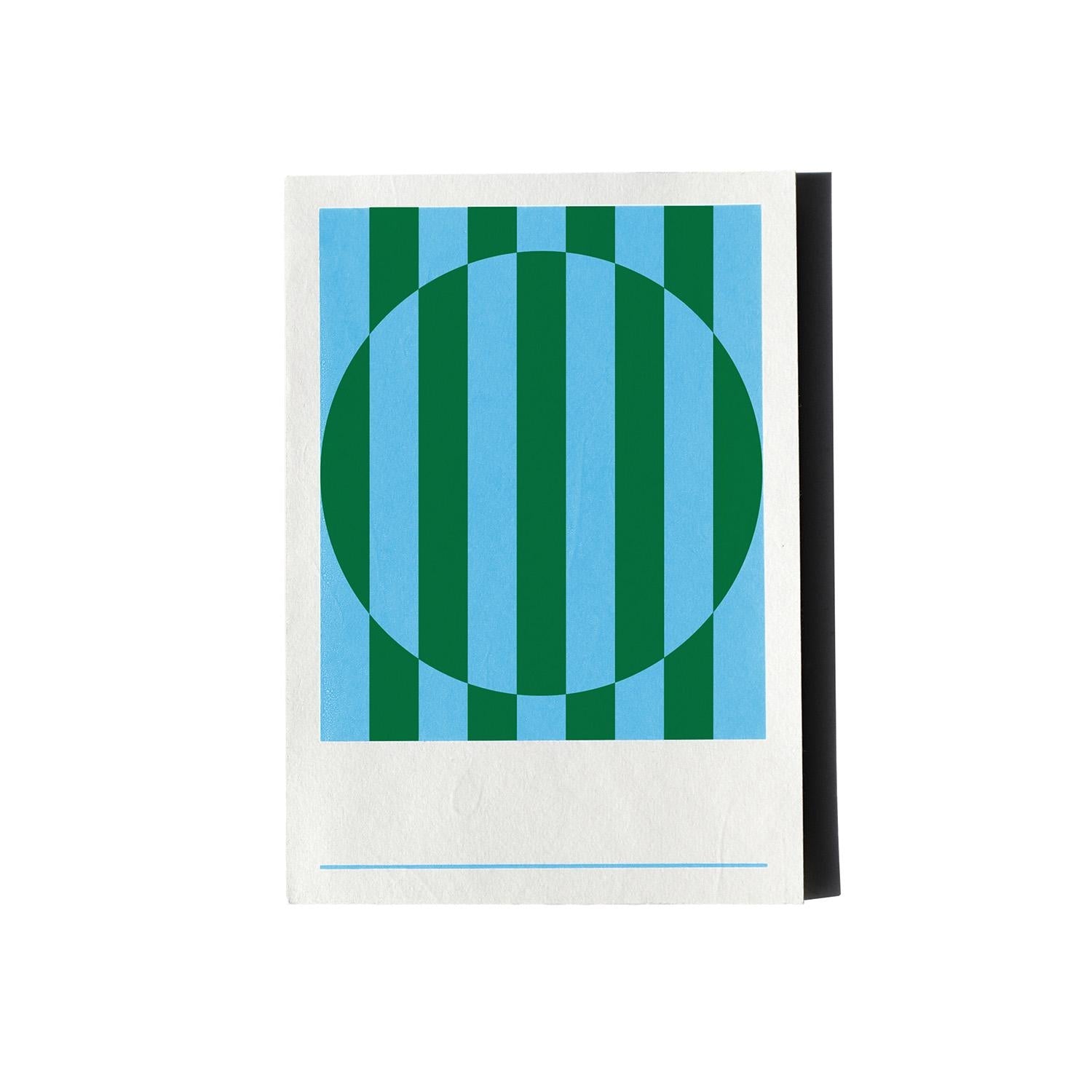 Hanji Book Stripe | A5 | Water Green