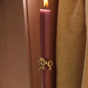 harley brass horse candle pin by doing goods on brown candle