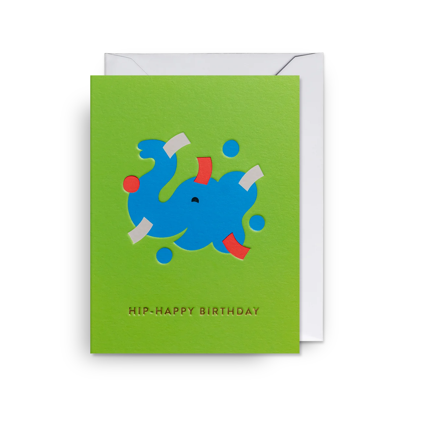 Hip-Happy Birthday Elephant | Ryan Chapman | Mini Card