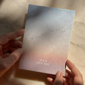 IT'S A NEW DAY | POSTCARD at material26