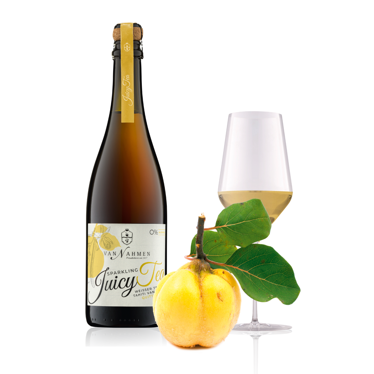 quitte sparkling juicy tea by vannahmen