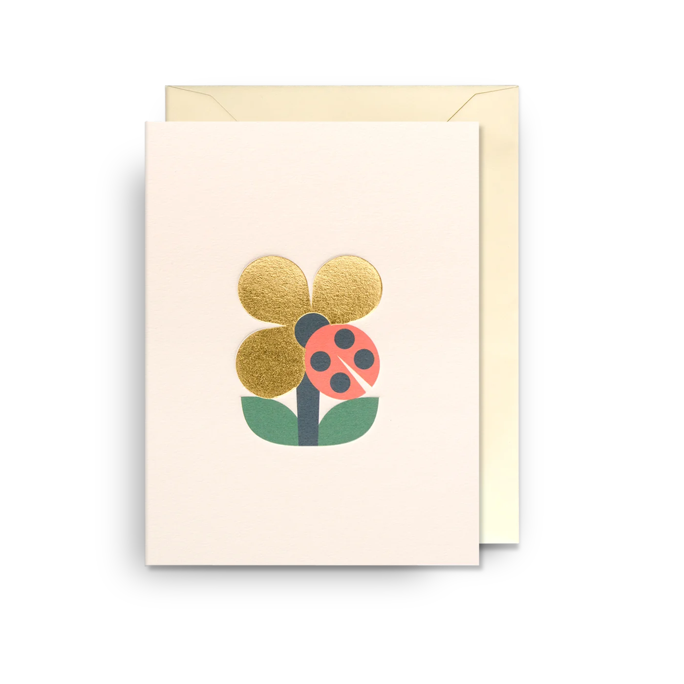 Ladybird Flower Graphic | Ryan Chapman | Mini Card