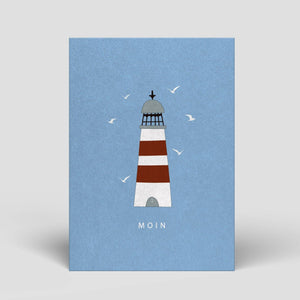 Lighthouse with Moin | Postcard