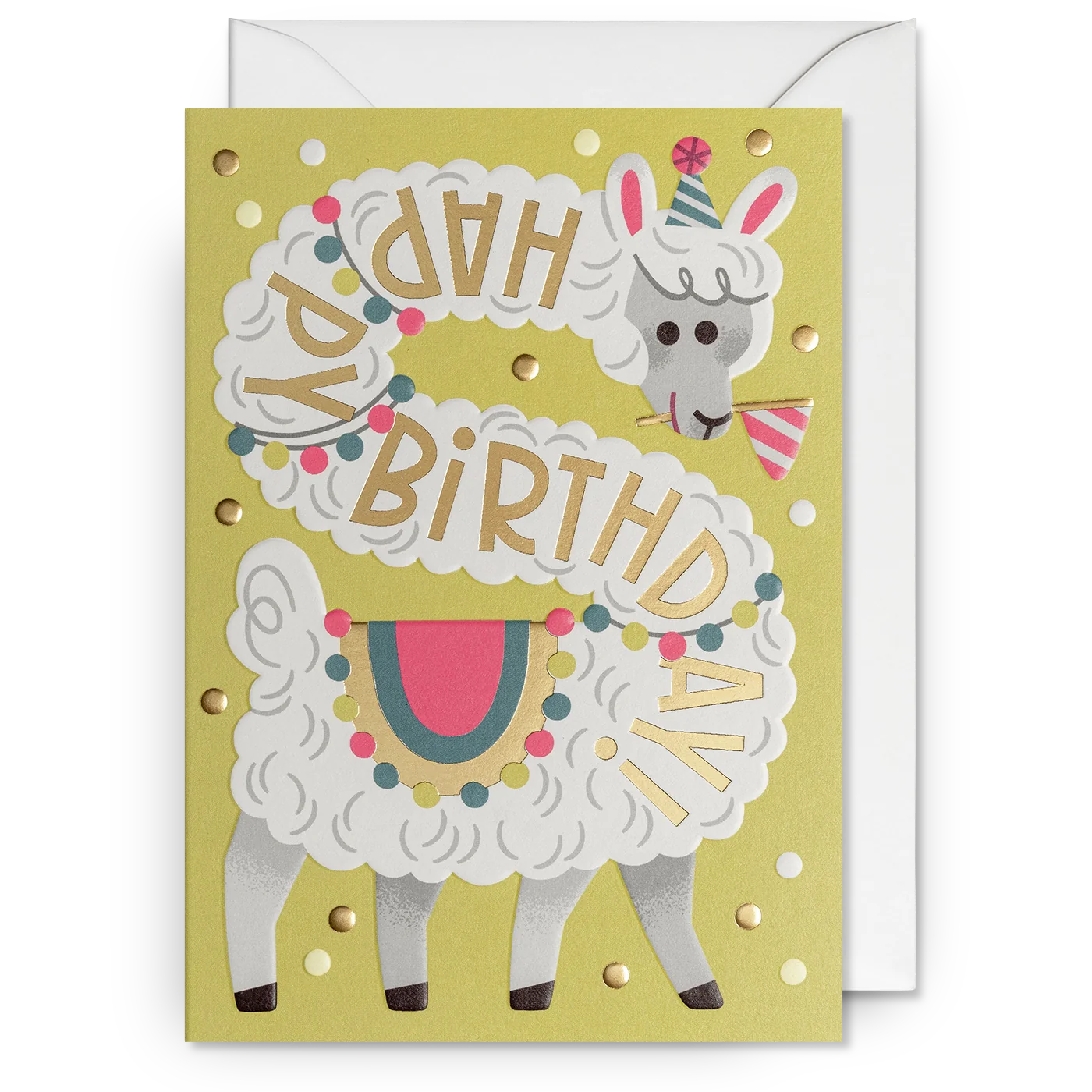 Llama Party Hat | Birthday Card