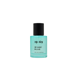 miami blue EDP 30ml by 19-69 in aqua blue bottle