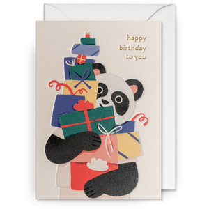 Panda Presents Illustrative | Elena Comte | Birthday Card