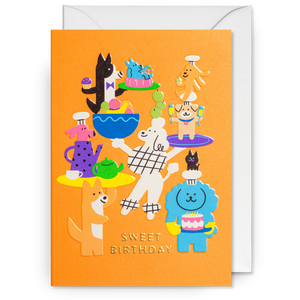 Party Prep Dogs Sweet | Jessica Das | Birthday Card