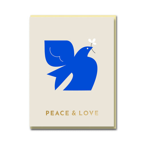 Peace and Love | Darling Clementine | Greeting Card