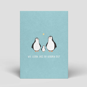 Penguin Family | Postcard