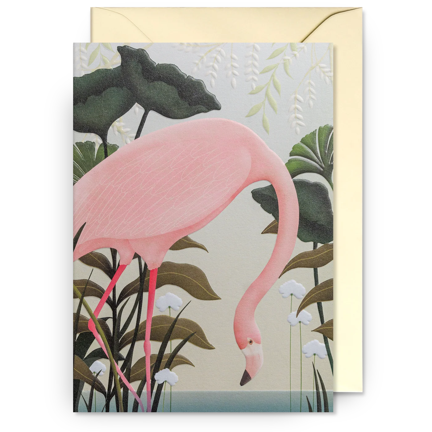 Pink Flamingo | Carrie May | Greeting Card