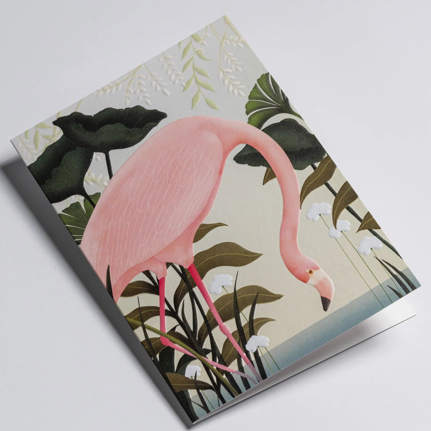 Pink Flamingo | Carrie May | Greeting Card