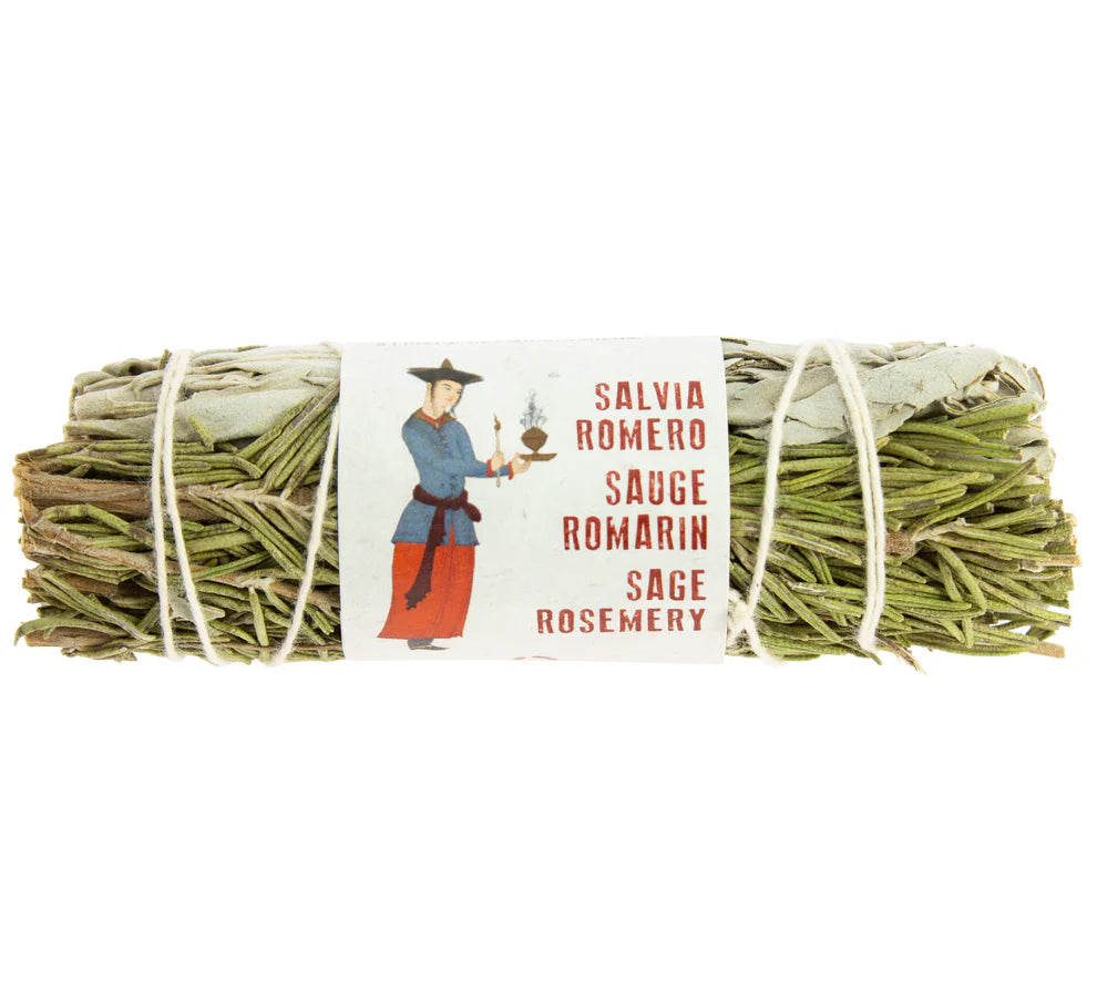 White Sage and Rosemary Smudging Bundle