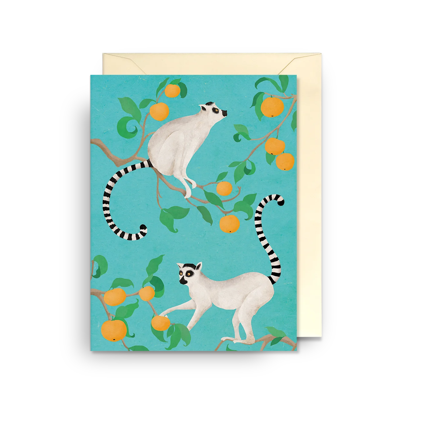 Ring-Tailed Lemurs | Carrie May | Mini Card