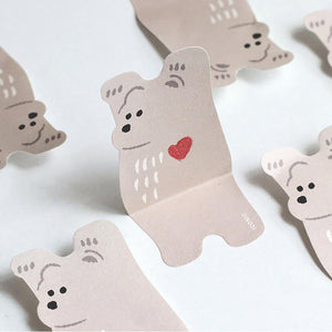 Sticky Note Animal | Brown Bear