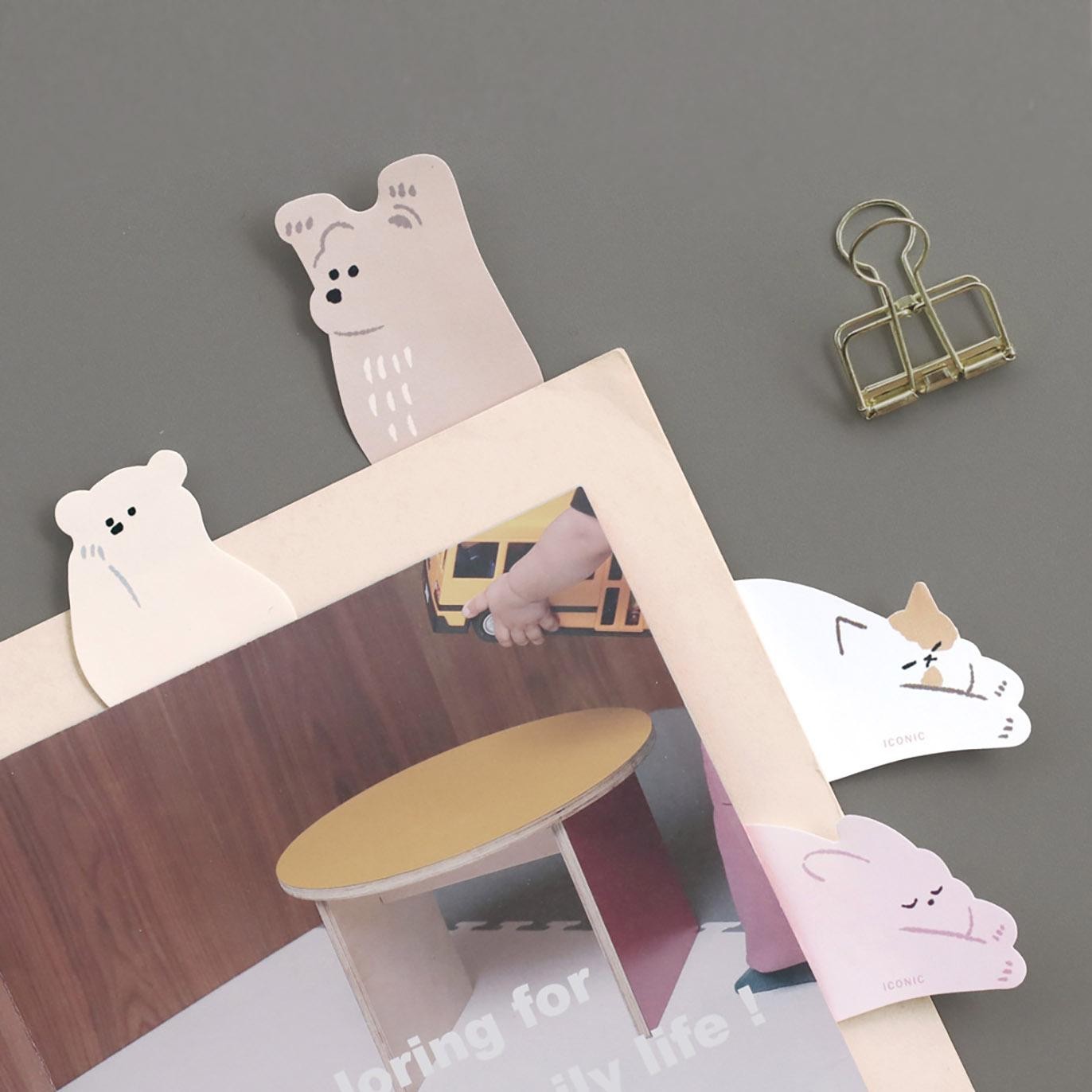 Sticky Note Animal | Brown Bear