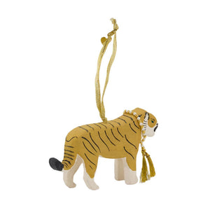 tinsel tiger ornament for xmas by doing goods