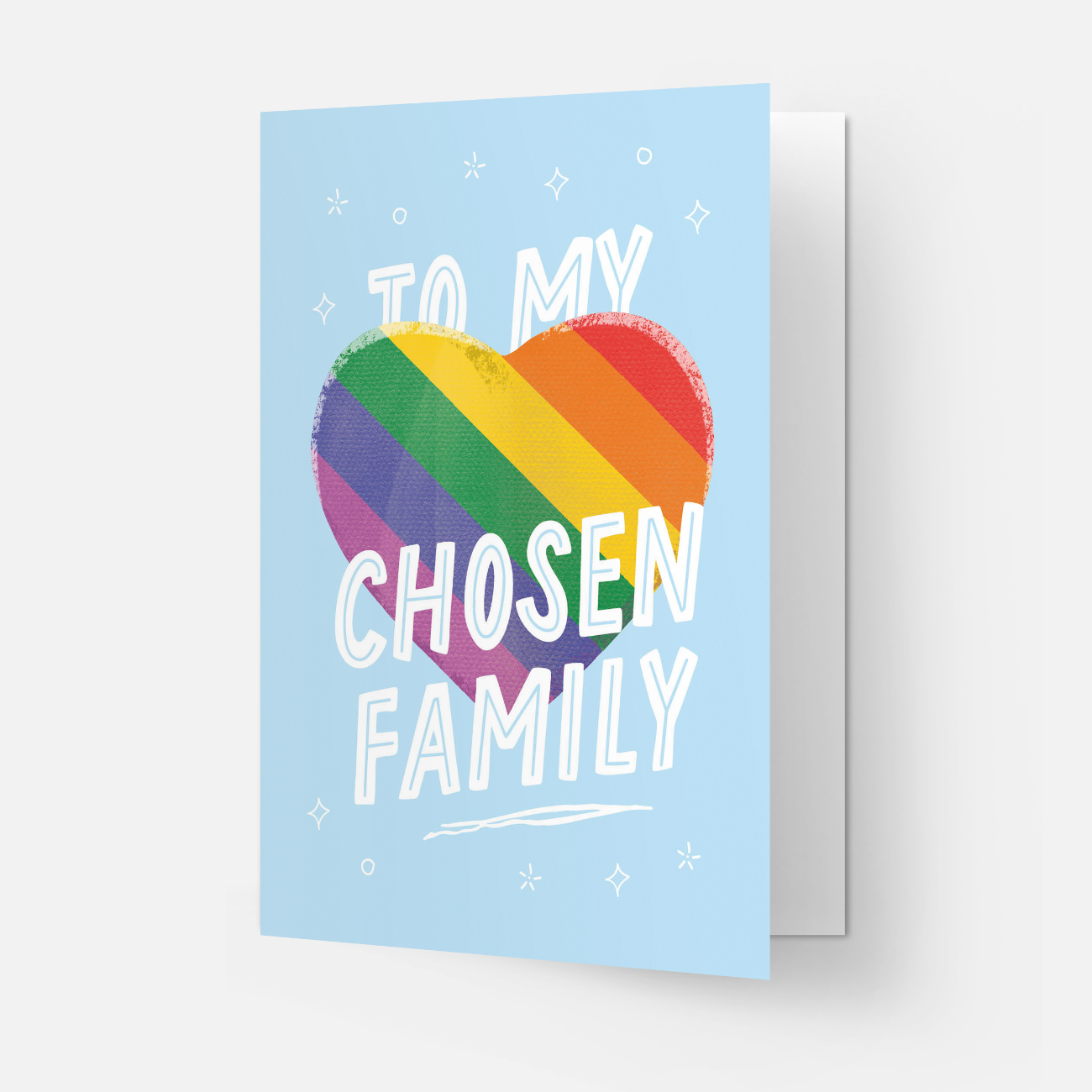 Chosen family greeting card