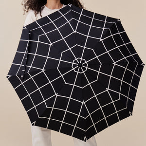 Black Grid | Duck Umbrella