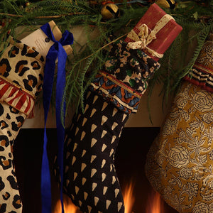 Ciara Christmas Stocking | Hand Block Printed