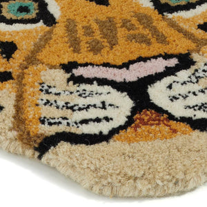 cloudy tiger wool rug by doing goods