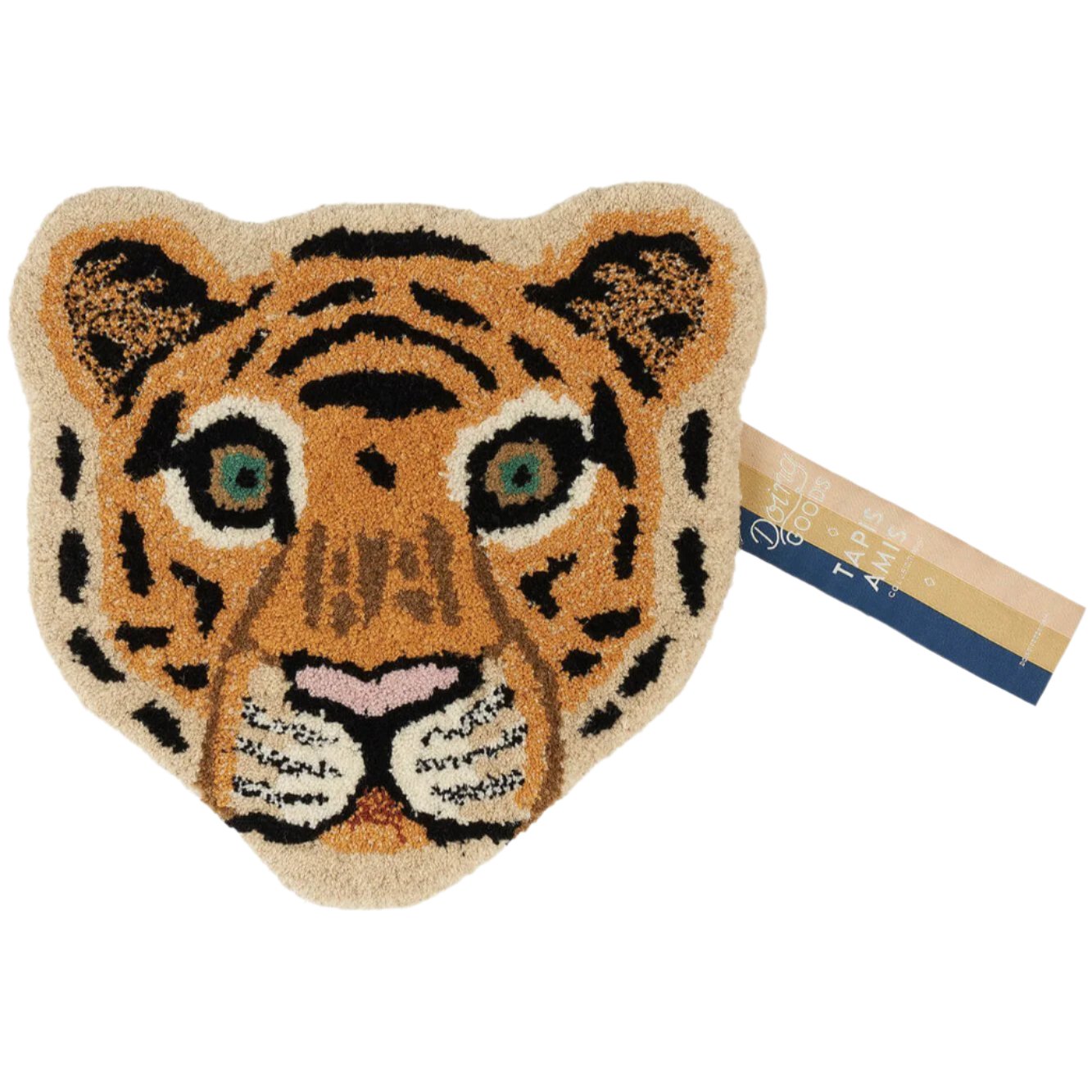 cloudy tiger wool rug by doing goods