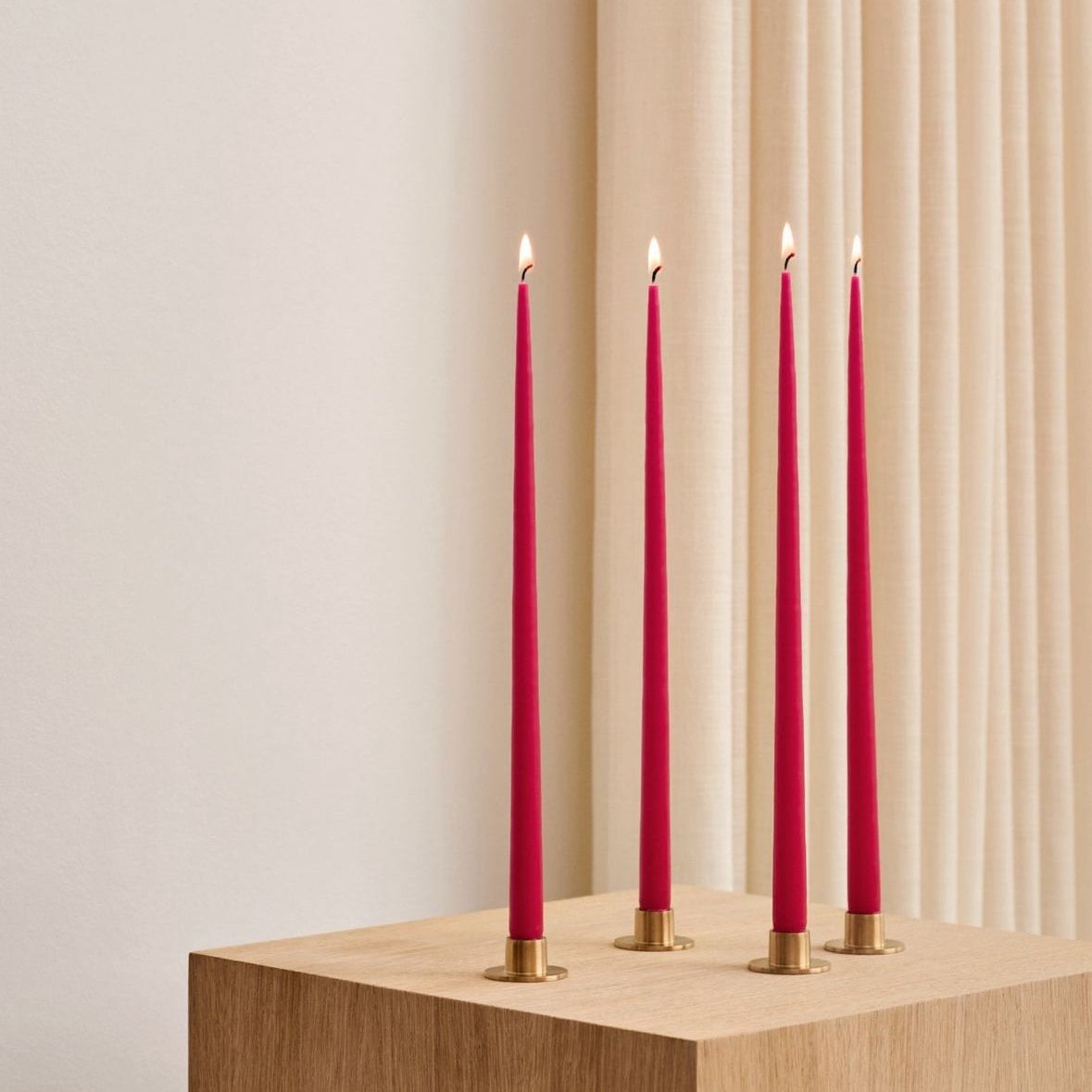 gold tone metal candle holder by ester & erik