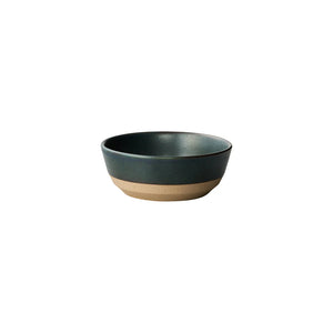 kinto black ceramic bowl